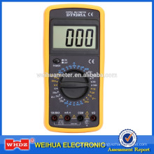Low price digital multimeter DT9205A with Capacitance Test Auto Power Off